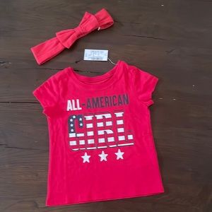Children’s Place All American girl shirt